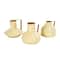 CosmoLiving by Cosmopolitan Yellow Metal Abstract Enameled Vase with Gold Handle Set